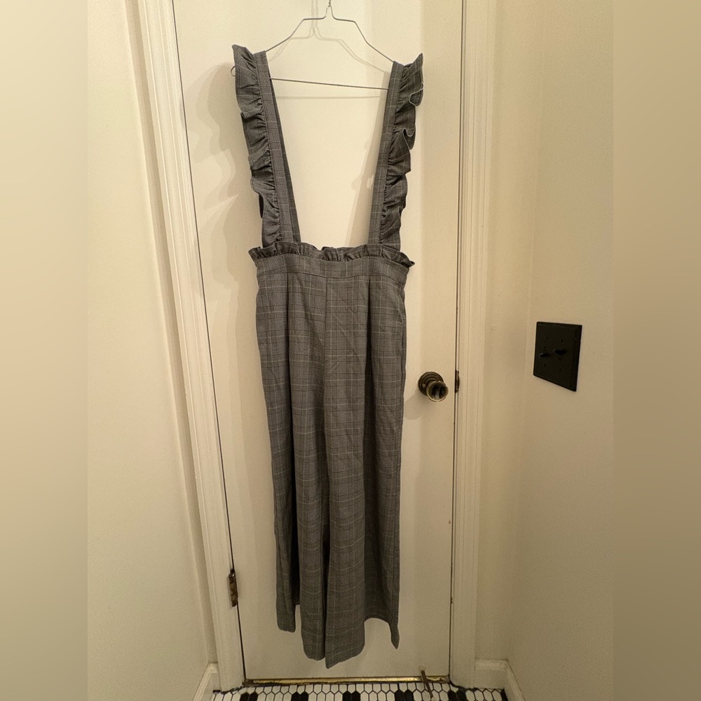 Plaid Overalls